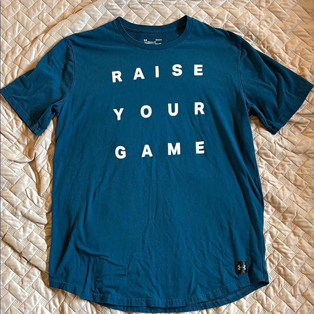 Under Armour Blue Short Sleeve Tee Raise Your Game